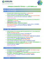 Jornada Comisi&oacute;n T&eacute;cnica ADELMA