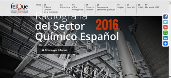 Feique lanza un nuevo espacio virtual de conocimiento del Sector Químico español 